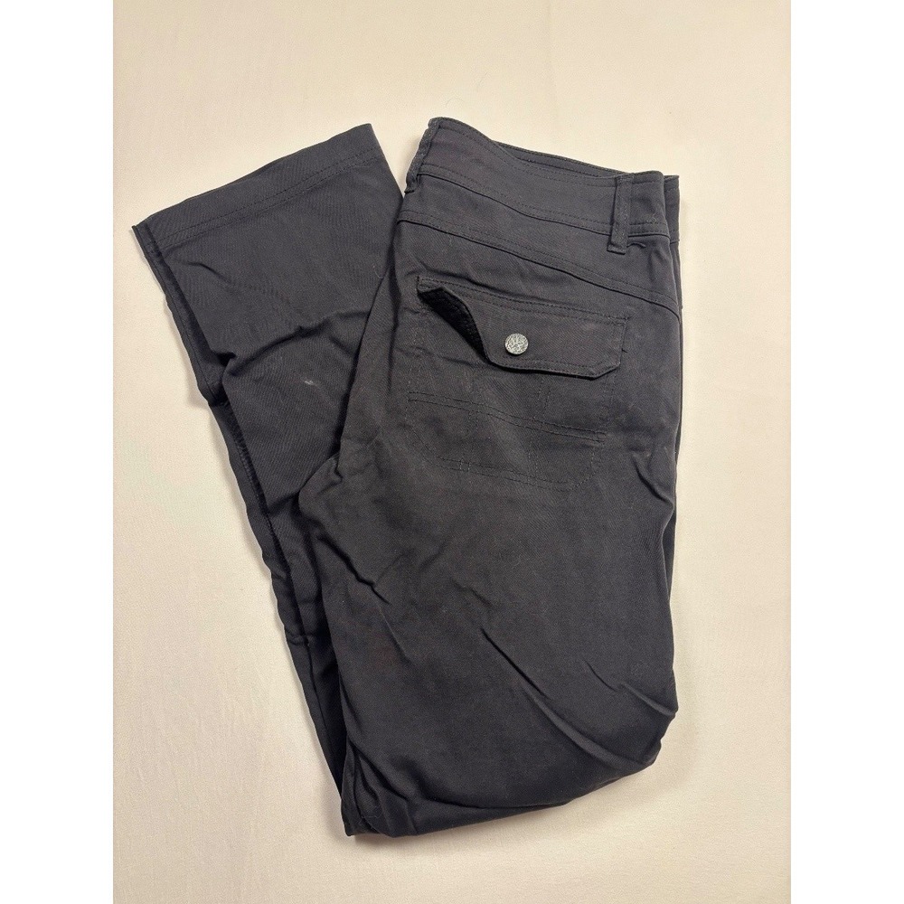 prAna Halle Women's Cargo Hiking Pants Charcoal Gray Size 8 Straight Outdoor